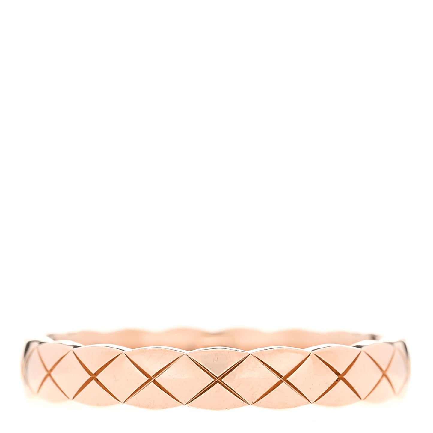 18K Beige Gold Mini Coco Crush Ring 55 7.25