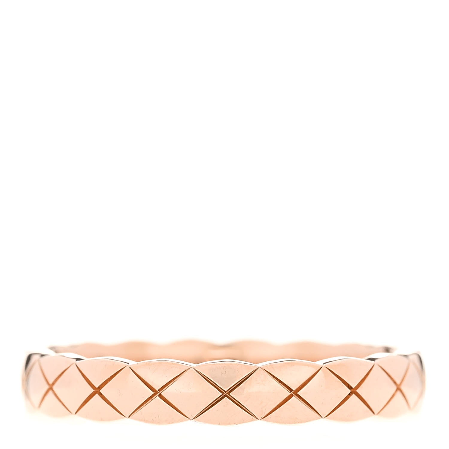 Chanel 18K Beige Gold Mini Coco Crush Ring 55 7.25 3 of 6