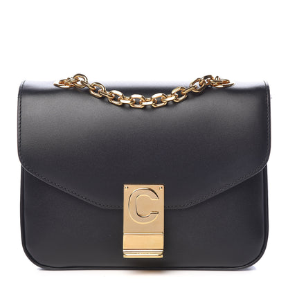 Celine Shiny Calfskin Small C Bag Black 1 of 11