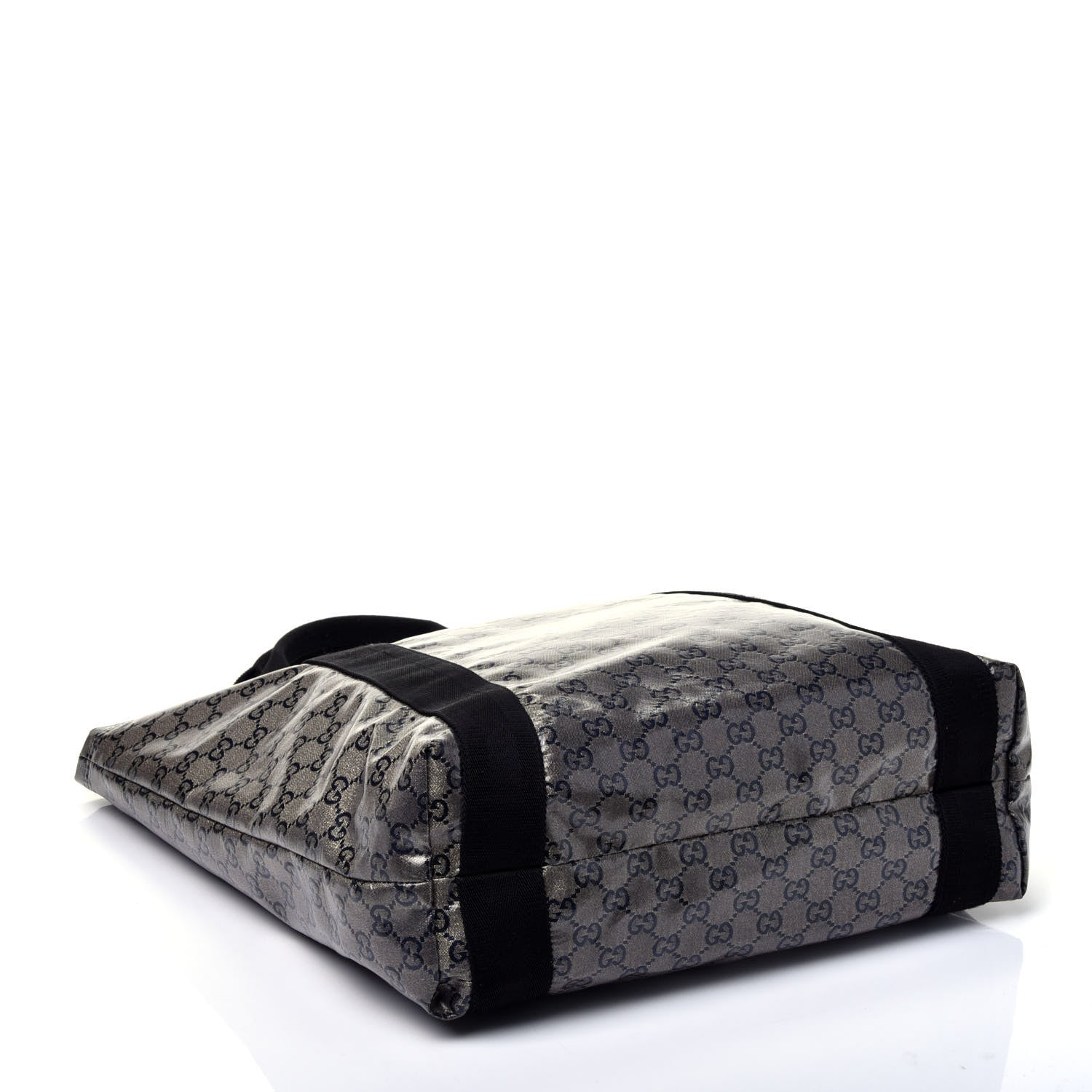 Gucci Crystal Monogram Medium Vertical Tote Black 4 of 11
