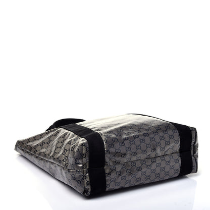 Gucci Crystal Monogram Medium Vertical Tote Black 4 of 11