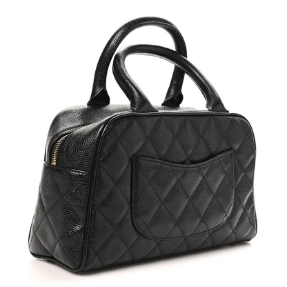 Chanel Caviar Quilted Small Bowler Black 2 of 9