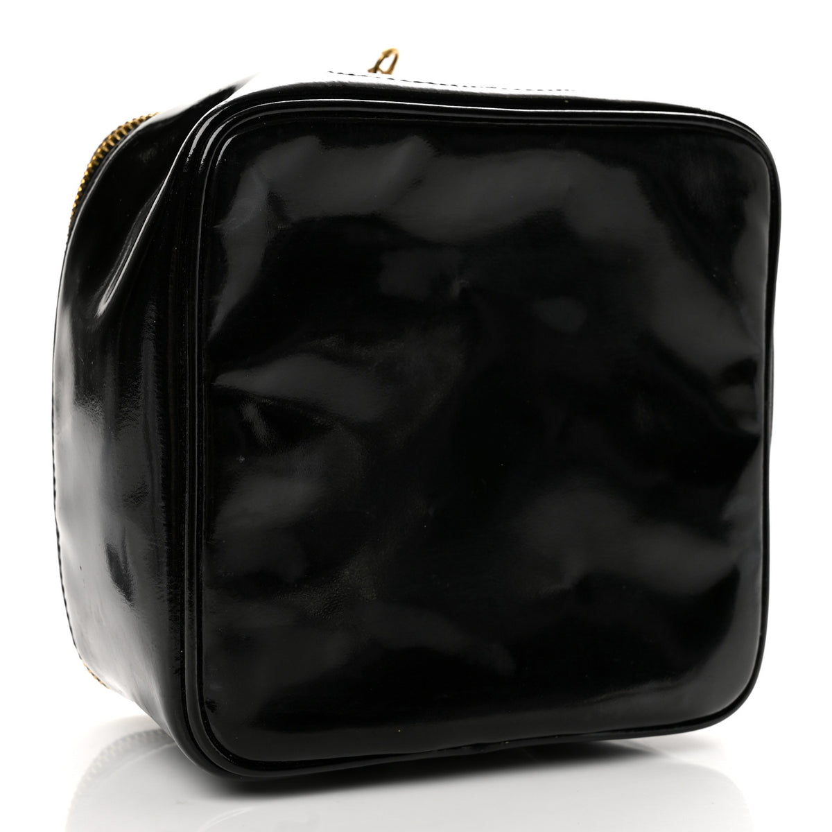 Patent Vanity Cosmetic Case Black