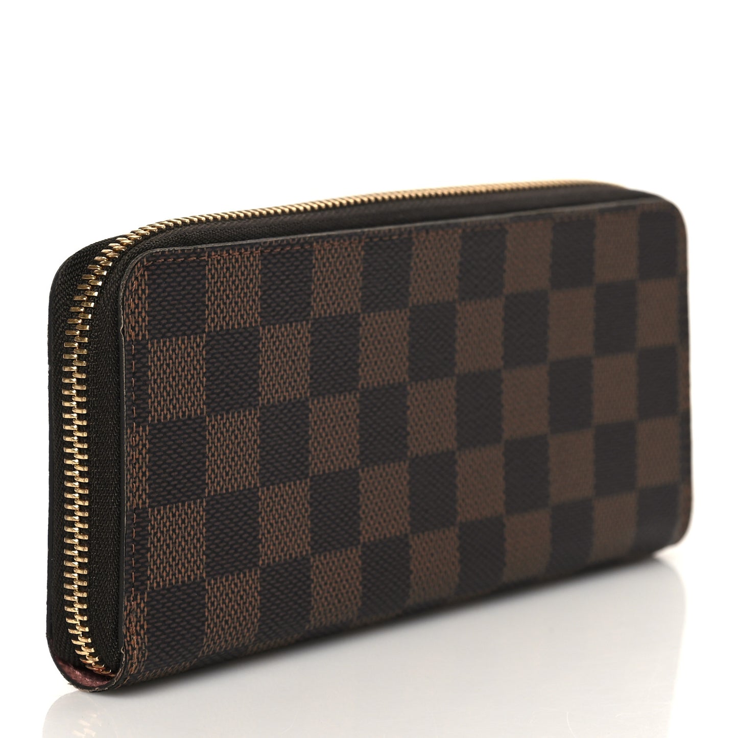 Damier Ebene Clemence Wallet Cherry
