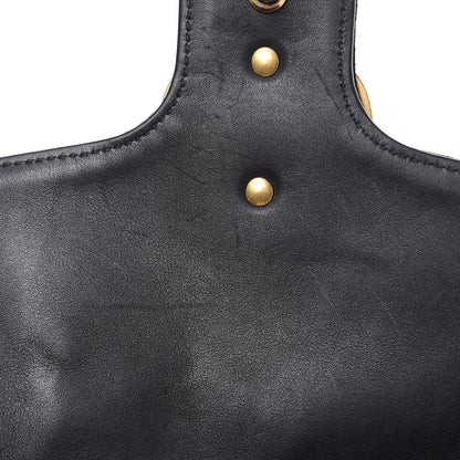 Gucci Velvet Matelasse Small GG Marmont Shoulder Bag Black 9 of 13