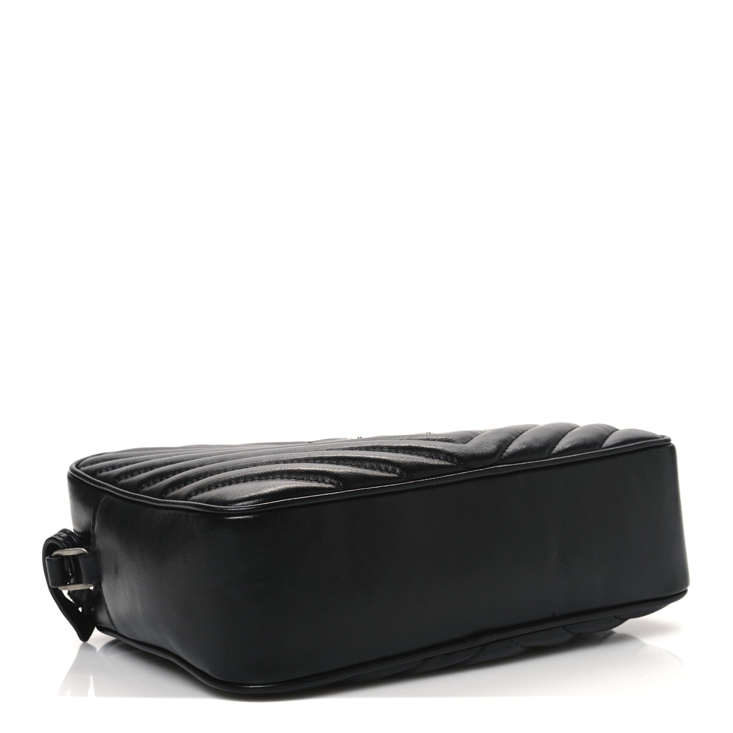 Saint Laurent Calfskin Matelasse Monogram Lou Camera Bag Black 4 of 11