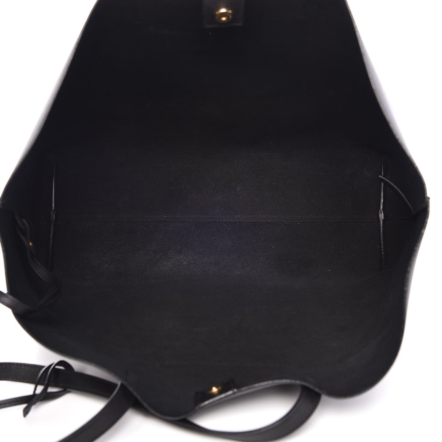 Calfskin Large Shopping Tote Black