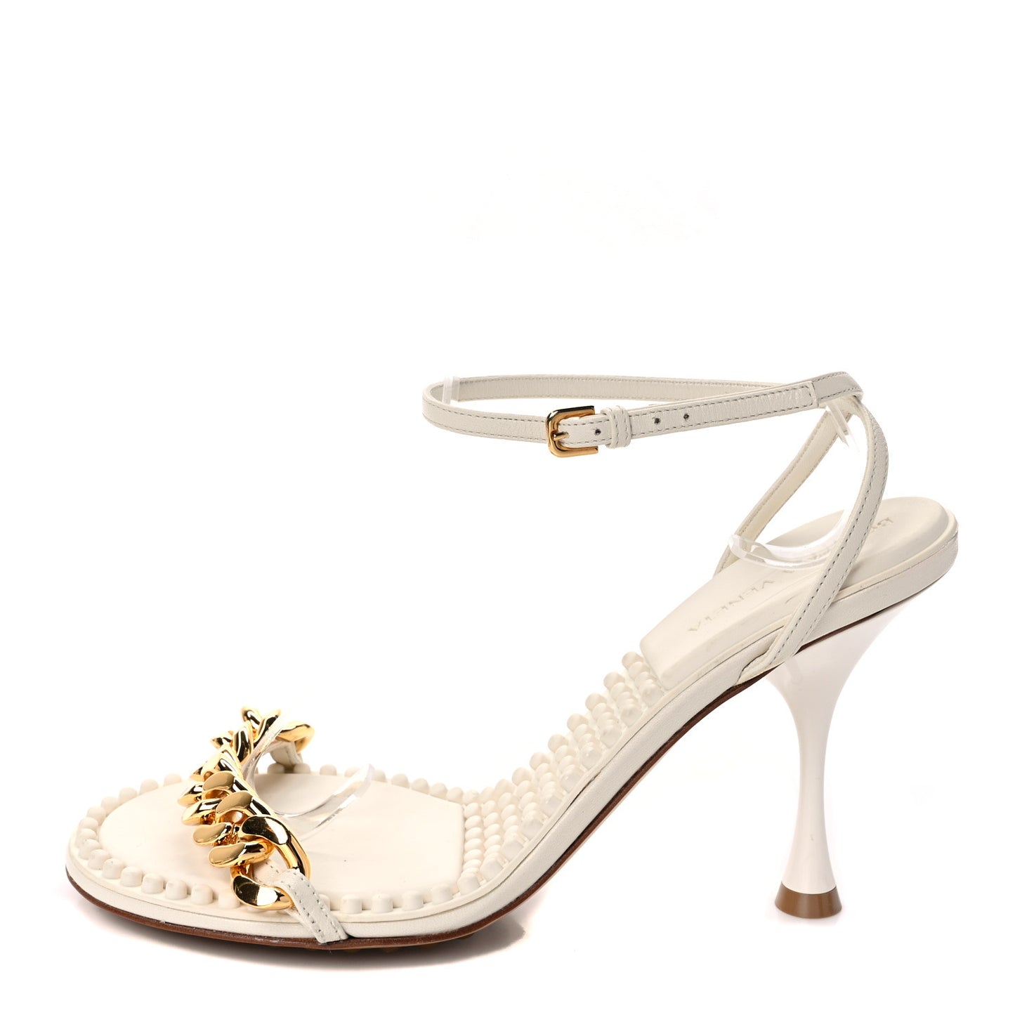Lambskin Dot 90mm Sandals 37.5 String