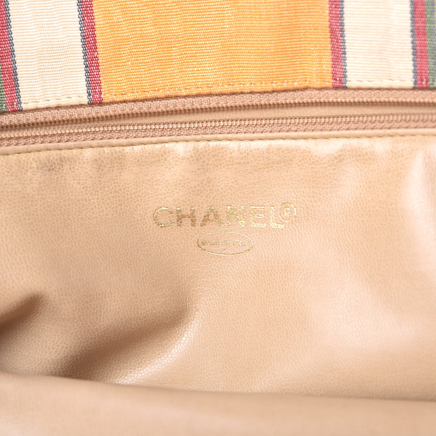 Canvas Stripe CC Tote Multicolor