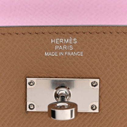 Hermes Epsom Verso Kelly Wallet To Go Chai Mauve Sylvestre 5 of 12