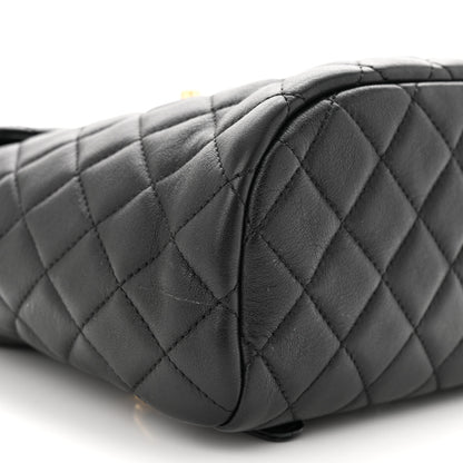 Chanel Quilted Small Urban Spirit Backpack Black 9 of 10
