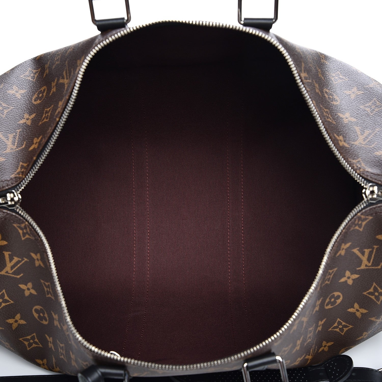 Louis Vuitton Monogram Macassar Keepall Bandouliere 45 5 of 7