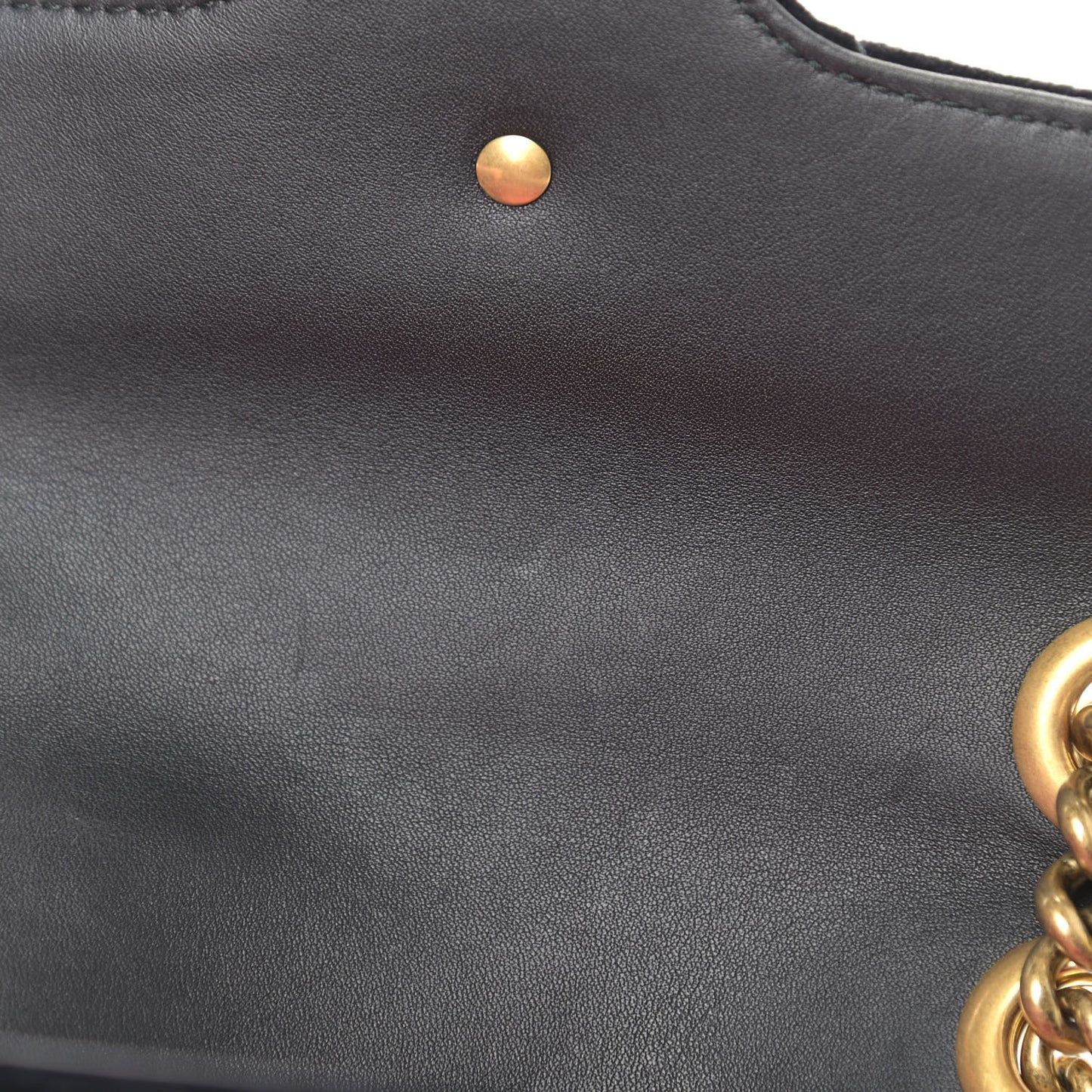 Velvet Matelasse Mini GG Marmont Shoulder Bag Black