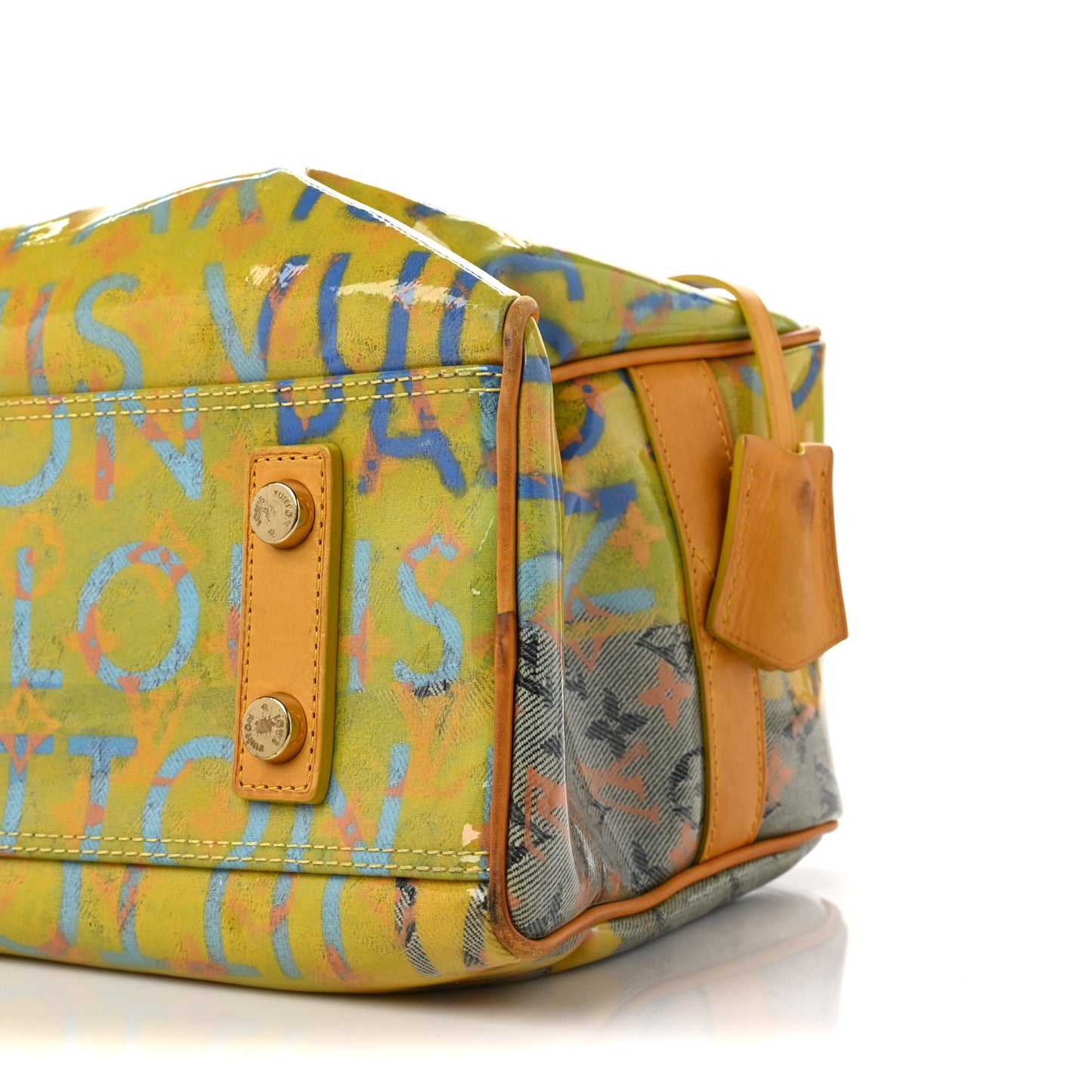 Monogram Pulp Defile Weekender PM Yellow