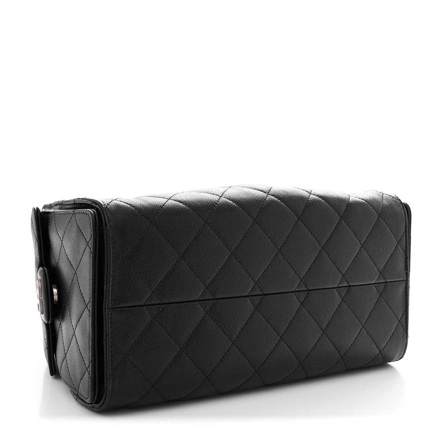 Caviar Quilted Small Chanel 25 Handbag Black