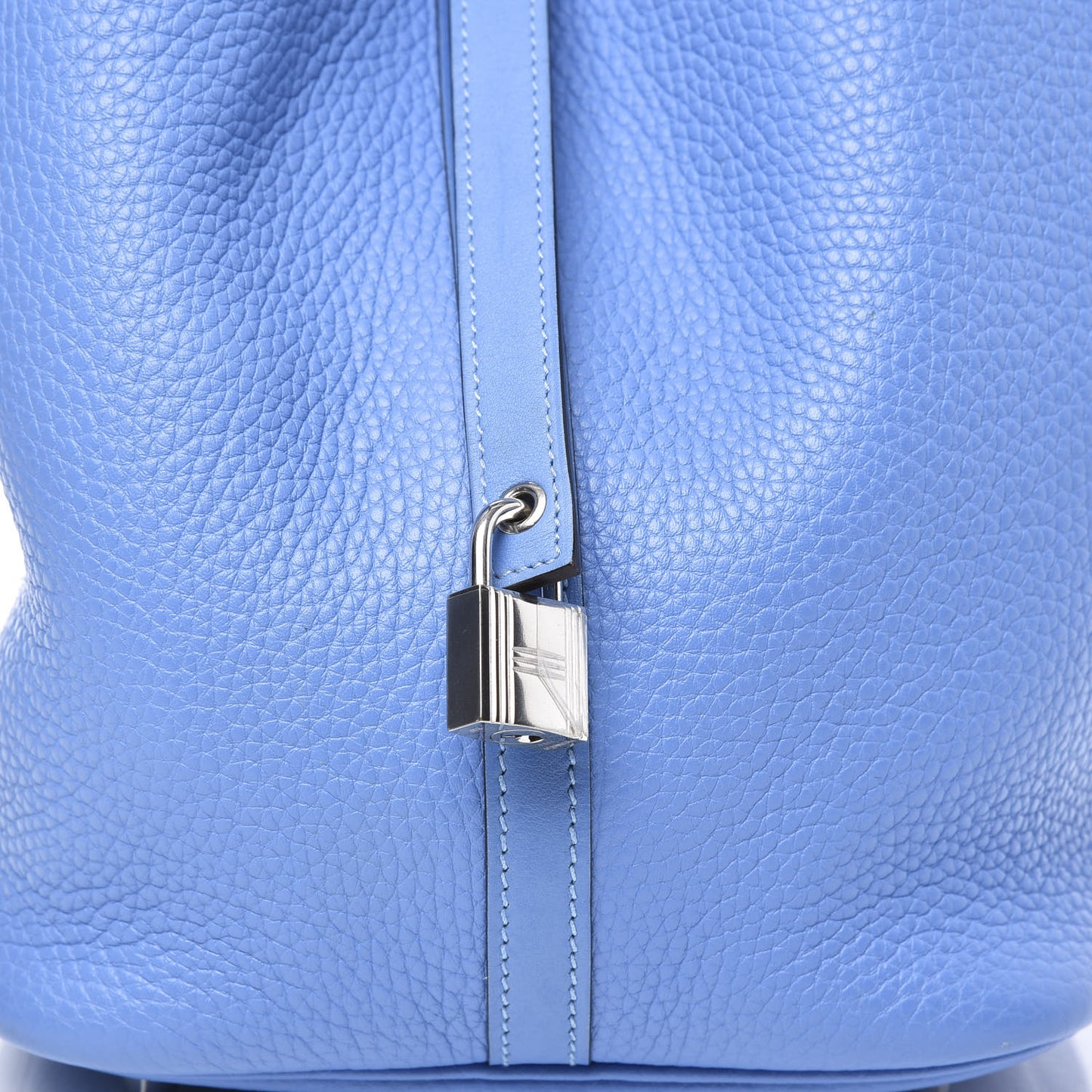 Taurillon Clemence Swift Picotin Lock 22 MM Bleu Paradis