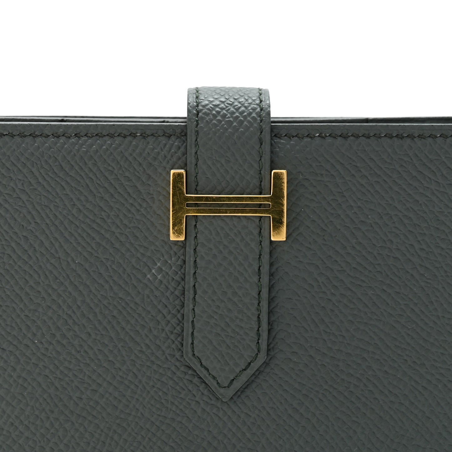 Epsom Bearn Gusset Wallet Vert Amande