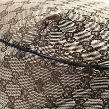 Gucci Monogram Large New Ladies Web Hobo Dark Brown 5 of 7