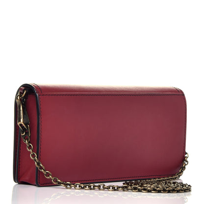 Bottega Veneta Nappa Intrecciato Ellittica Chain Wallet Baccara Rose 3 of 10