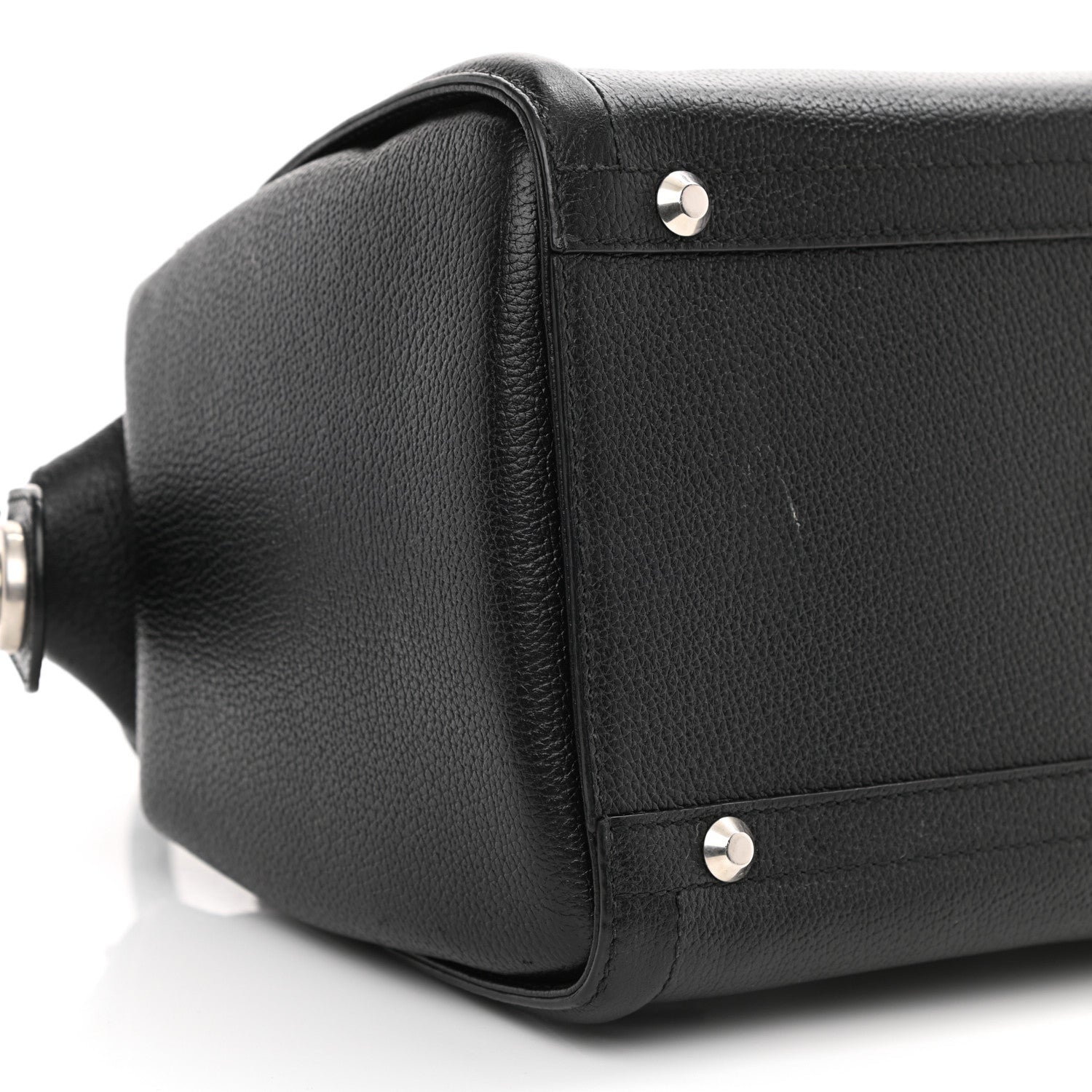 Balenciaga Grained Calfskin Monday Bowler S Black 8 of 10