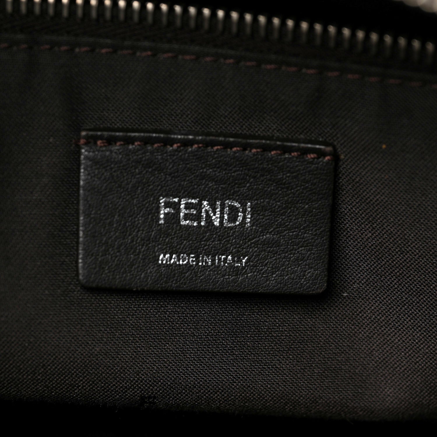 Fendi Vitello Dolce 4 Color Medium By The Way Boston Bag Carbone Grigio Polvere Multicolor 11 of 12