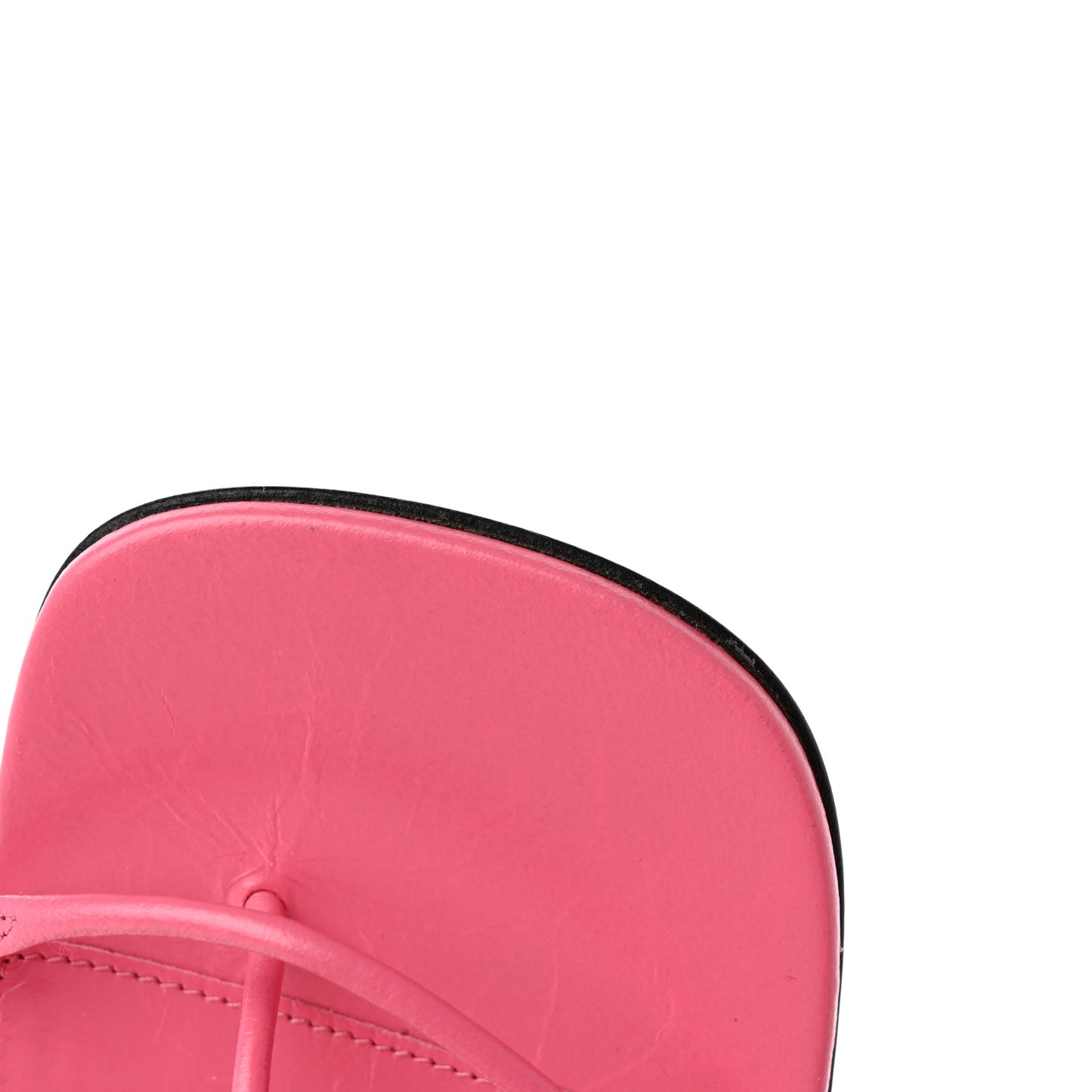 Crush Calfskin The Line 90mm Sandals 38 Milkshake