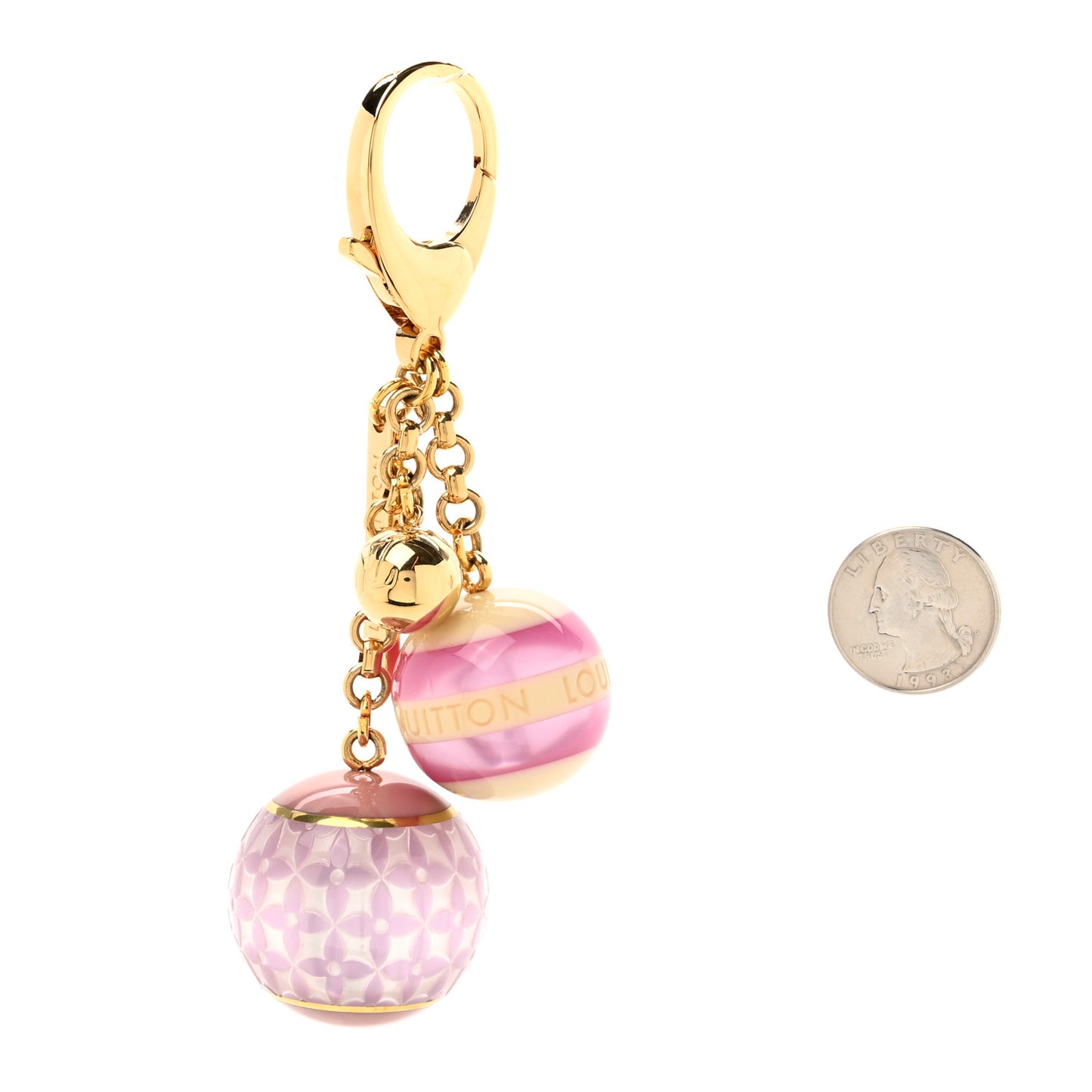 Mini Lin Croisette Bag Charm Violet