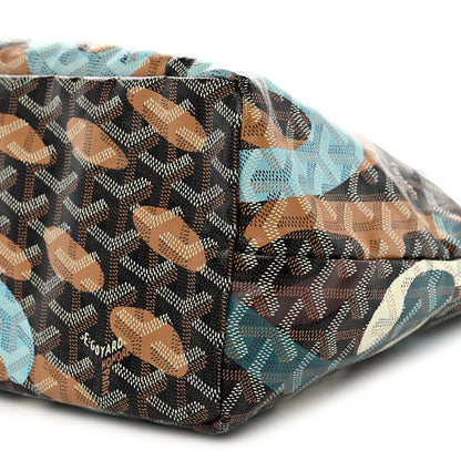 Goyard Goyardine Saint Louis Lettres Camouflage PM Black Blue 11 of 15
