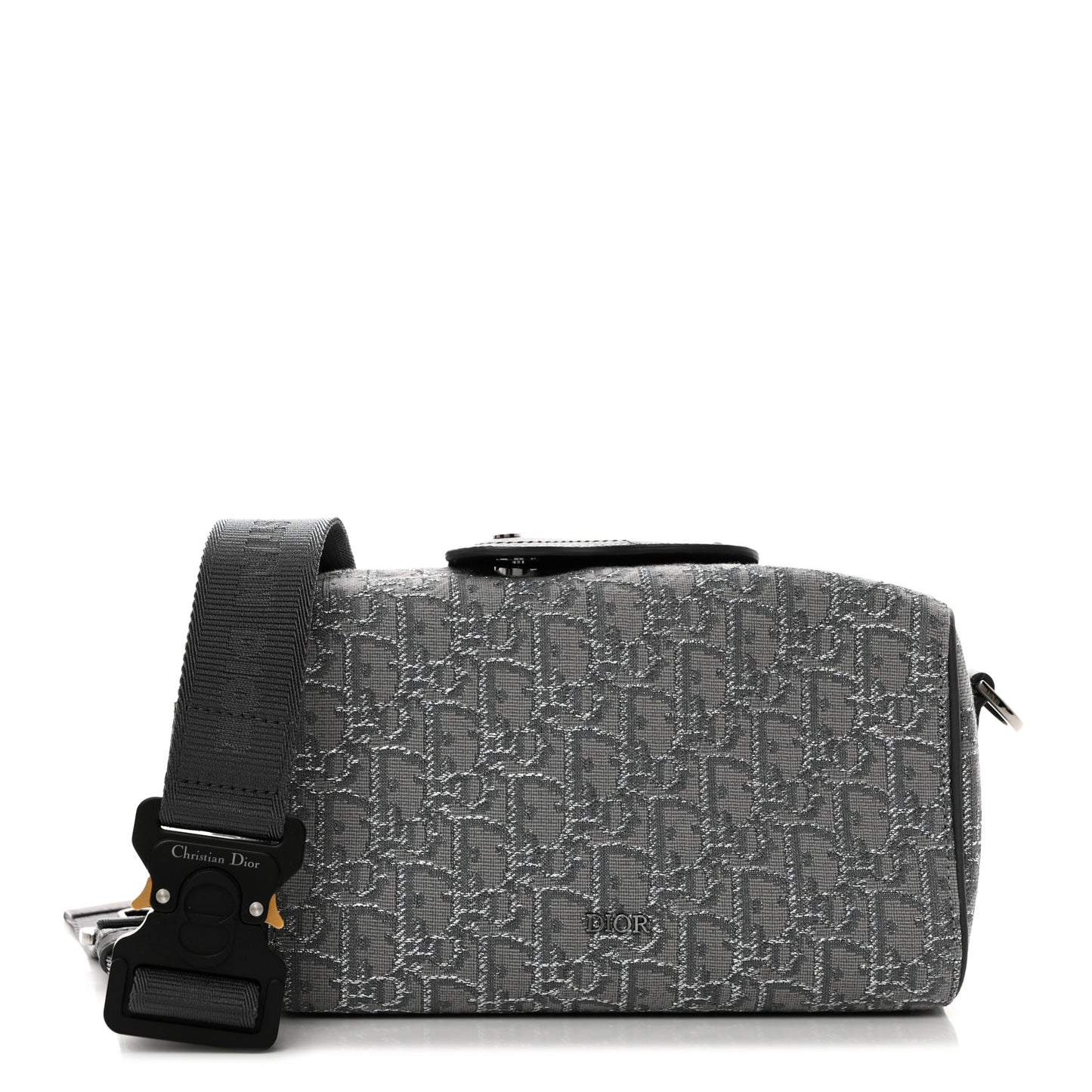 Oblique Jacquard Lingot 22 Bag Silver