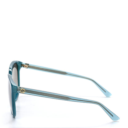 Gucci Round Frame Sunglasses GG3845/F/S Turquoise 3 of 8
