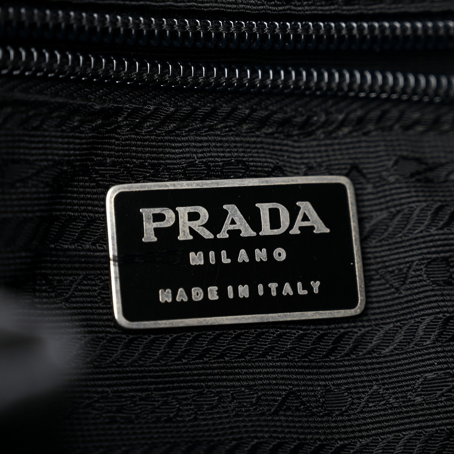 Prada Tessuto Nylon Vela Cinch Backpack Black 6 of 13