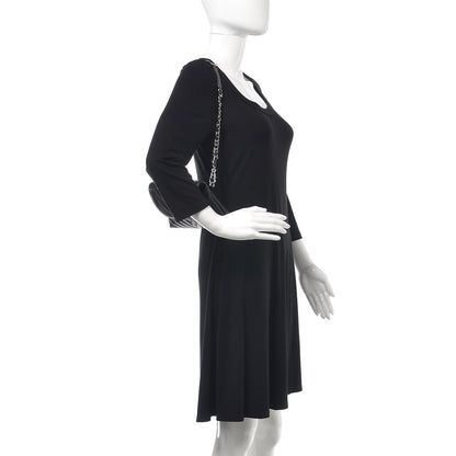 Chanel Calfskin Chevron Waist Belt Bag Black 2 of 10