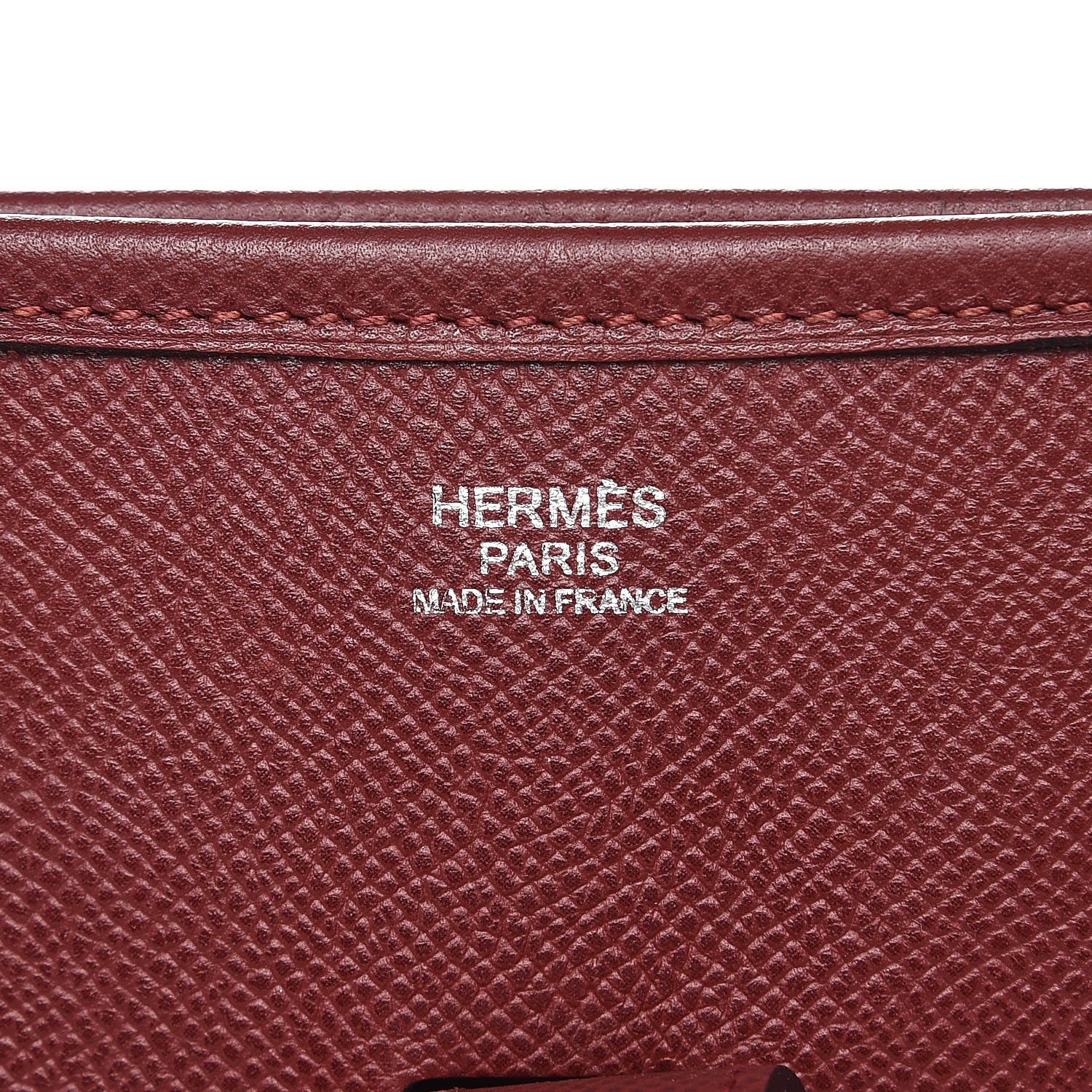 Hermes Epsom Evelyne III GM Rouge H 6 of 7