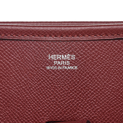 Hermes Epsom Evelyne III GM Rouge H 6 of 7