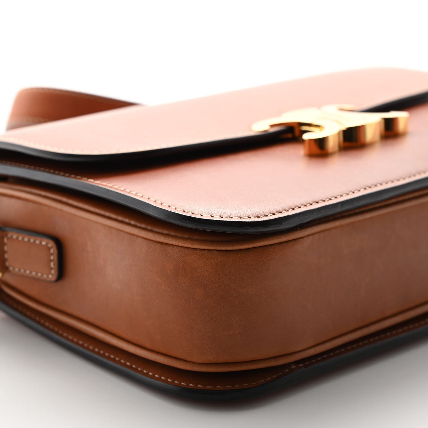 Celine Natural Calfskin Medium Triomphe Tan 9 of 11