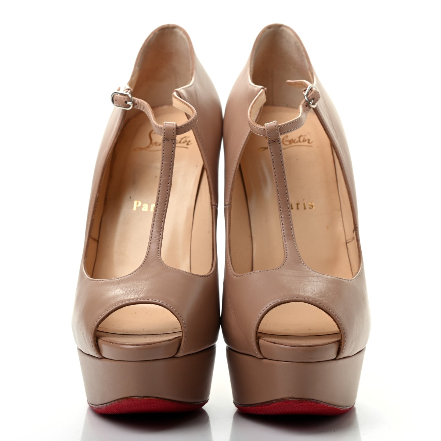 Calfskin Altapoppins 150 Pumps 38.5 Nude