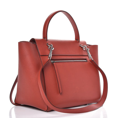 Celine Grained Calfskin Mini Belt Bag Rust 4 of 9