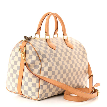 Louis Vuitton Damier Azur Speedy Bandouliere 30 3 of 12