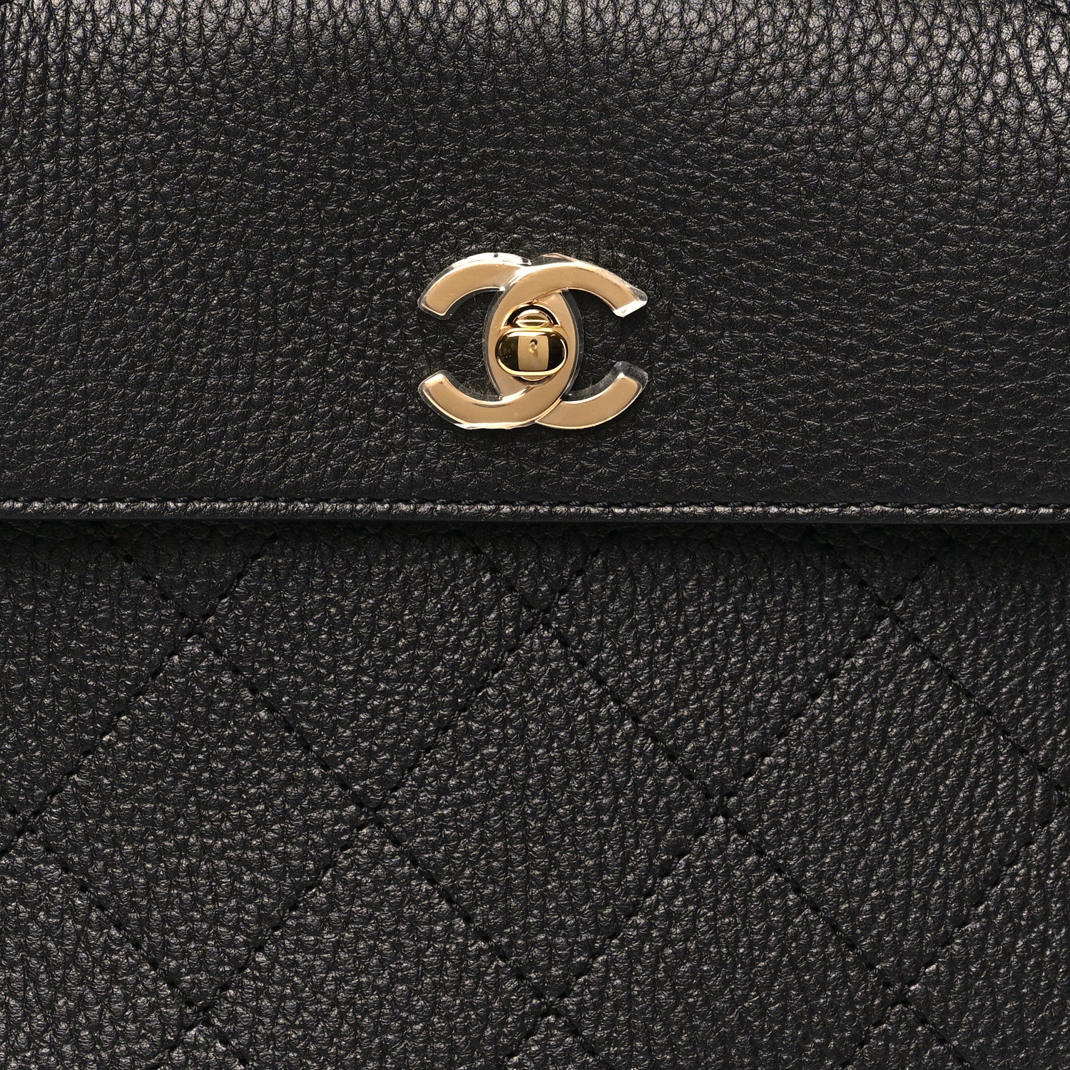Chanel Grained Calfskin Stitched Urban Essentials Large Shopping Bag Black 8 of 11