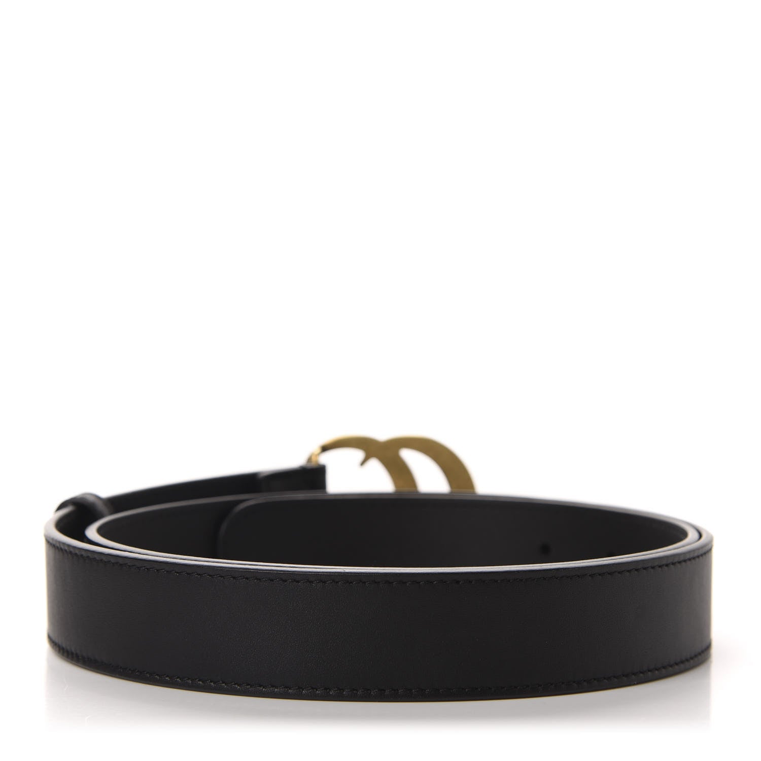 Gucci Calfskin Double G 30mm Belt 95 38 Black 2 of 4