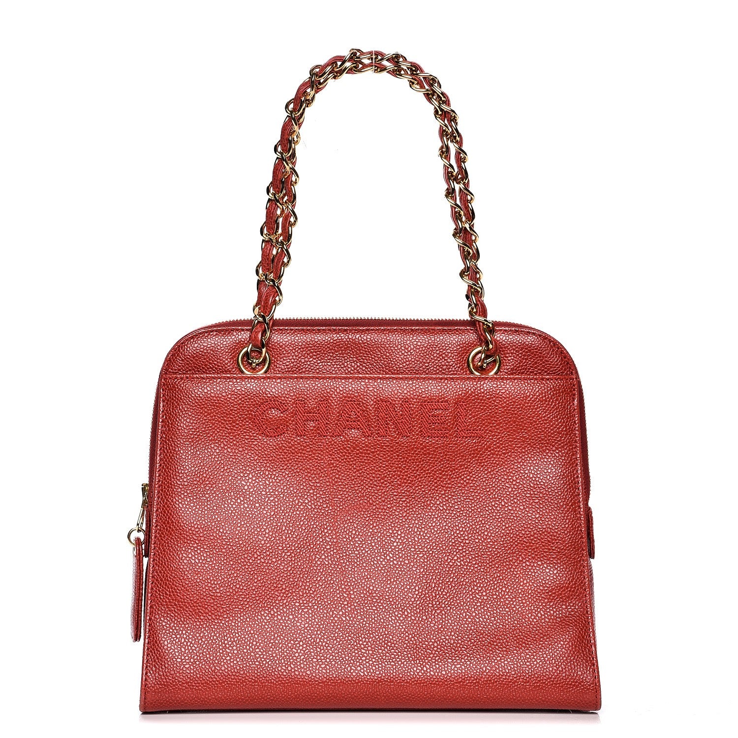 Chanel Caviar Shopper Tote Red 1 of 13