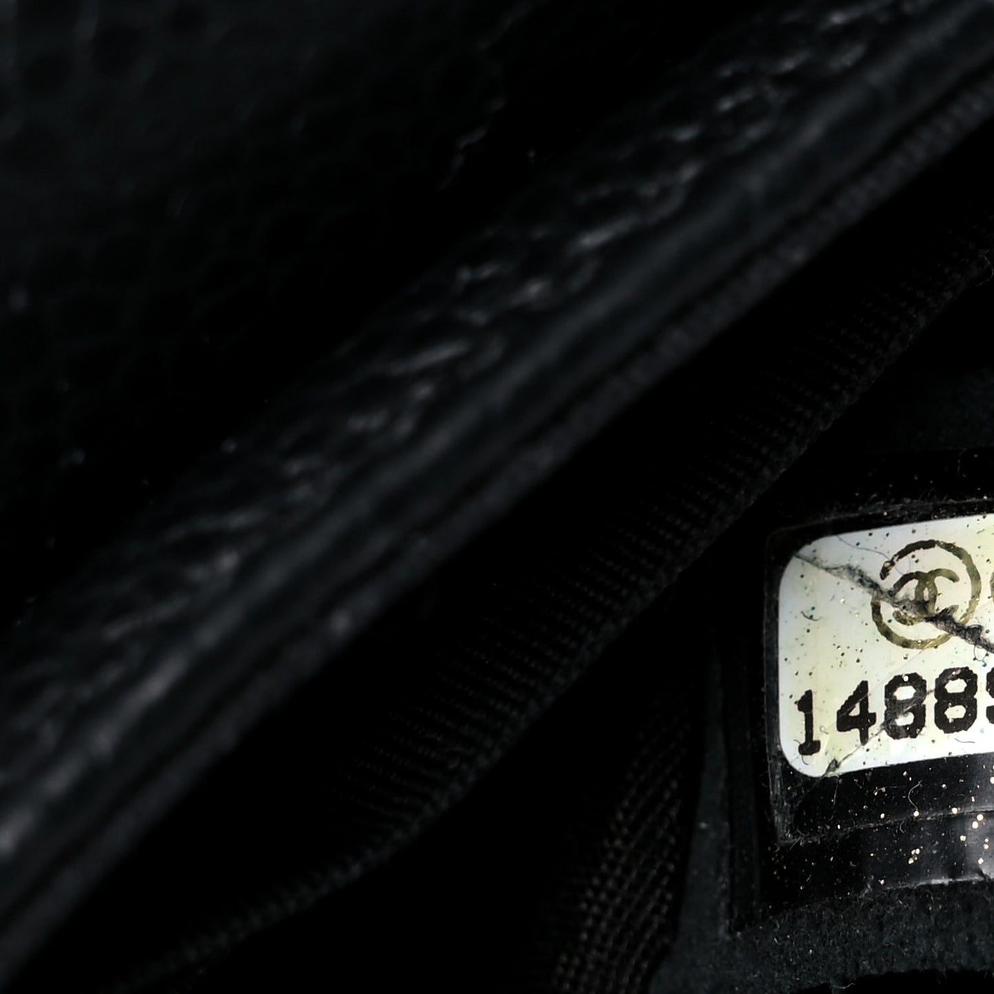 Caviar Half Moon Wallet On Chain WOC Black