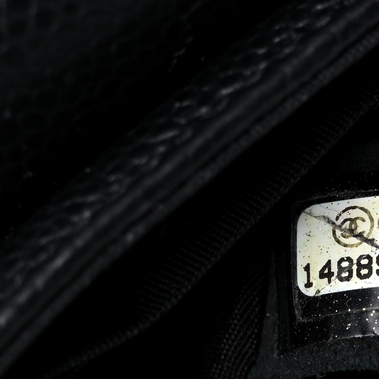 Chanel Caviar Half Moon Wallet On Chain WOC Black 8 of 16