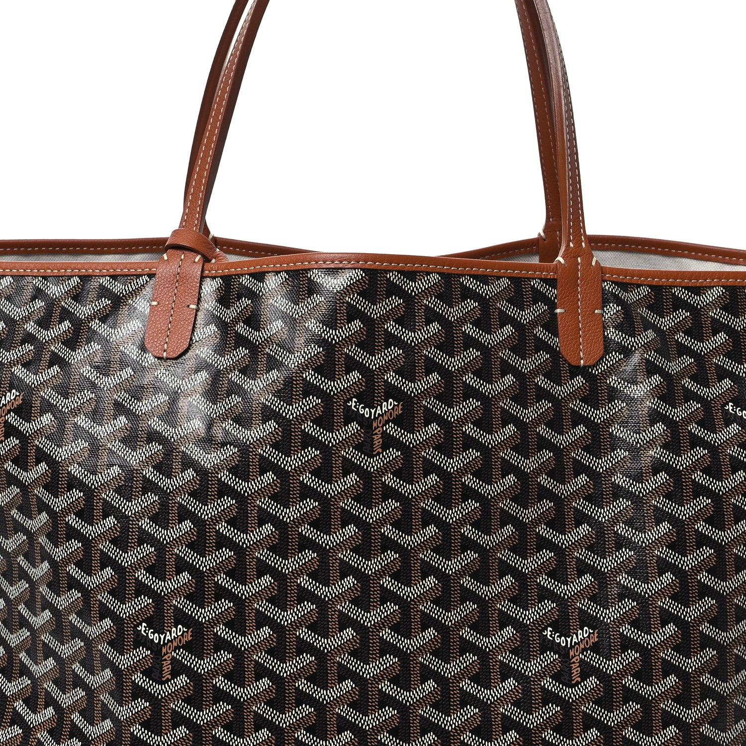 Goyard Goyardine Saint Louis GM Black Gold 9 of 12