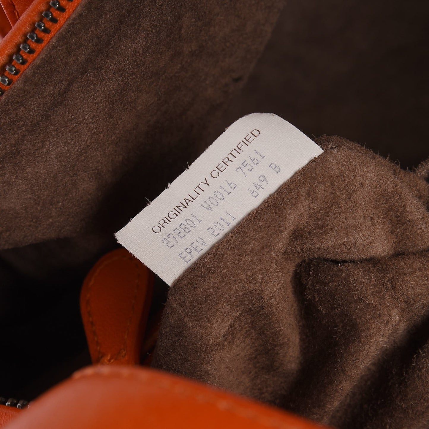 Nappa Intrecciato Montaigne Satchel Orange