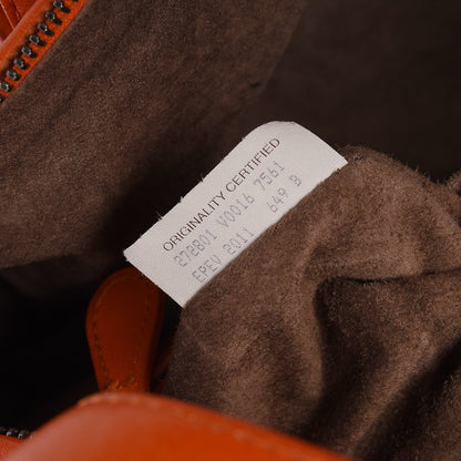 Bottega Veneta Nappa Intrecciato Montaigne Satchel Orange 9 of 9