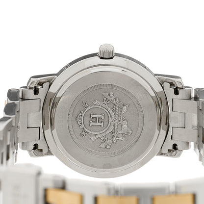 Hermes Stainless Steel 24mm Clipper Quartz Watch Gold 4 of 4