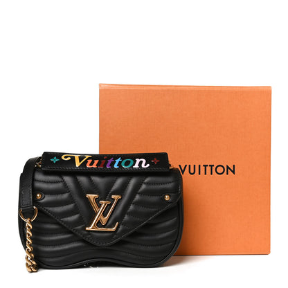 Louis Vuitton Calfskin New Wave Chain PM Black 10 of 10