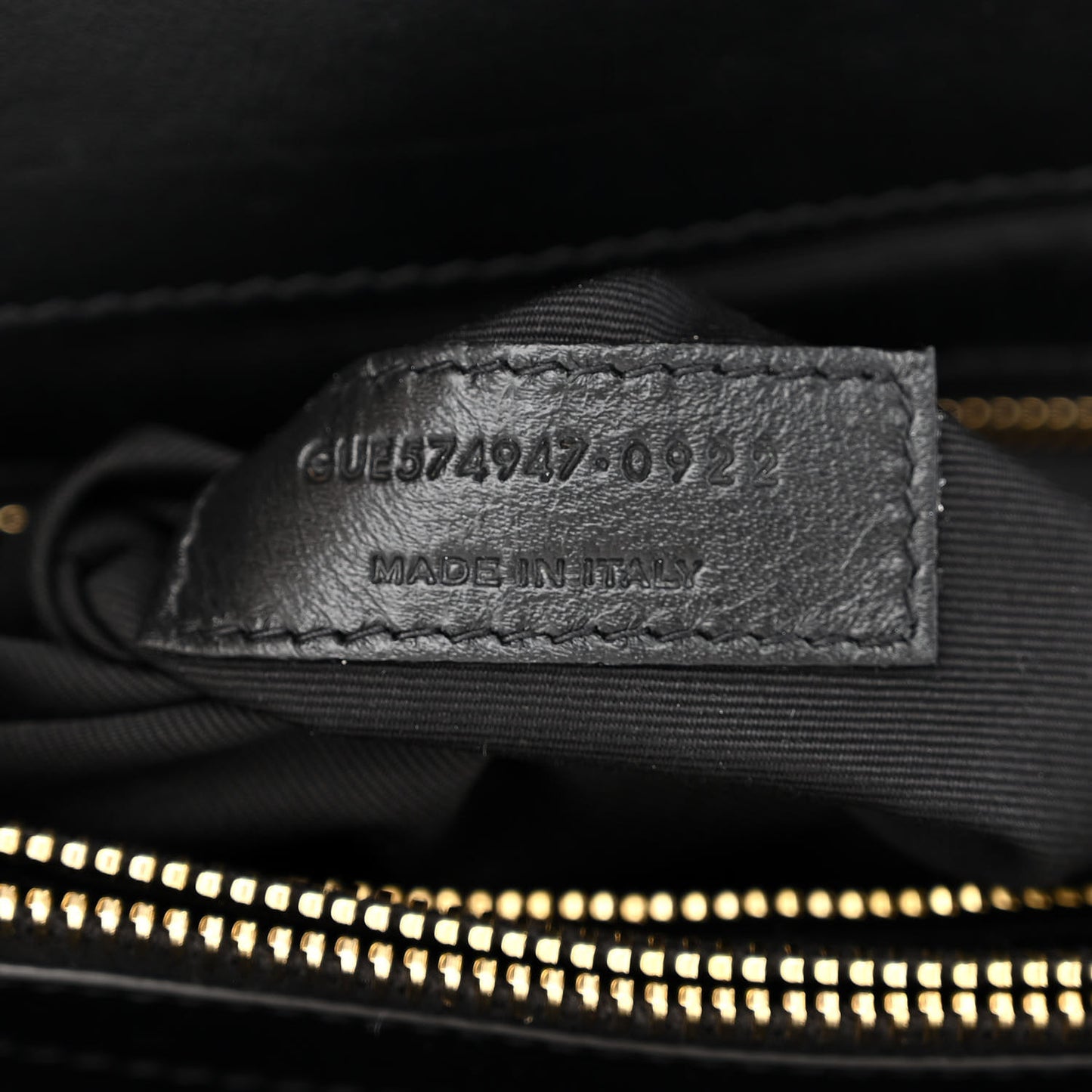 Calfskin Y Quilted Monogram Large Loulou Chain Satchel Black