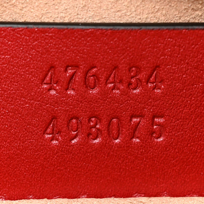 Gucci Calfskin Matelasse GG Marmont Belt Bag 85 34 Hibiscus Red 7 of 11